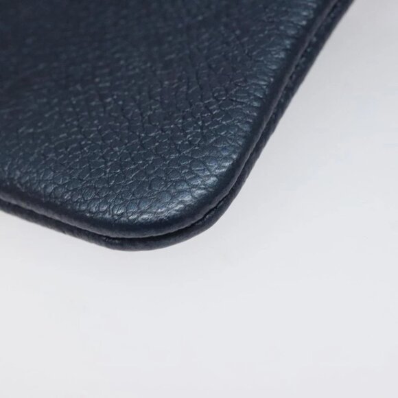 LOUIS VUITTON Monogram Empreinte Pochette Cles Celest M80900 LV Auth 118067 - Picture 7 of 13